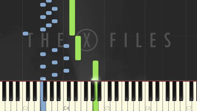 The X-Files Theme | Piano Tutorial смотреть онлайн