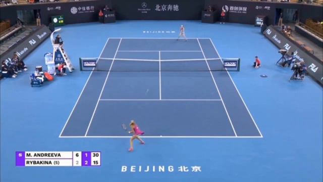 Elena Rybakina Vs Mirra Andreeva 💖 China Open 2023 (Highlights R3).