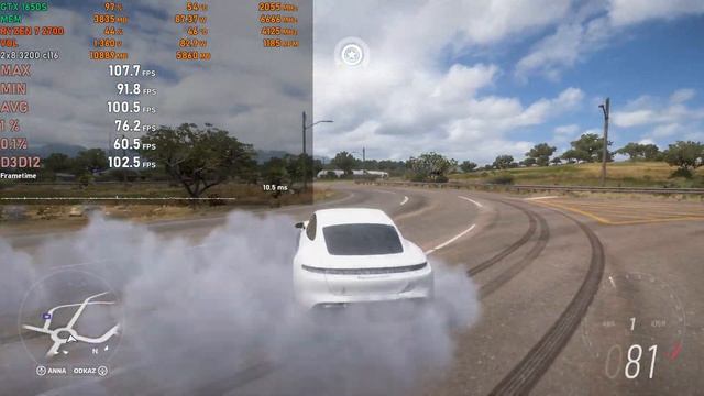 Forza Horizon 5 | GTX 1650 Super, RYZEN 7 2700 смотреть онлайн