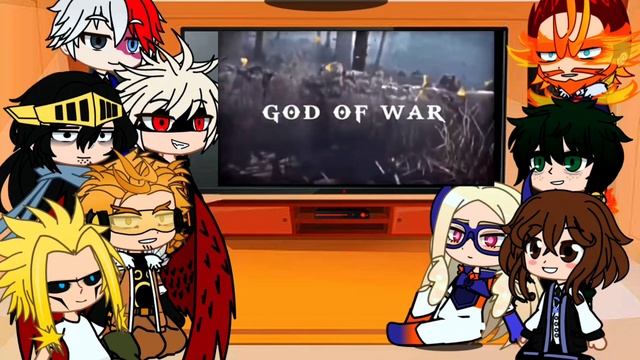 Pro Heroes and Class 1-A react to Kratos | MHA/BNHA | The God of War | Gacha life | tiktok смотреть онлайн