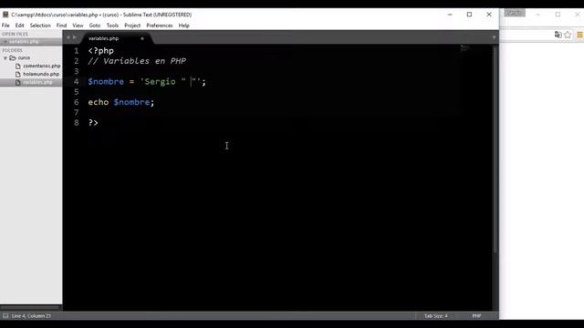 [Curso de PHP desde 0] - 3 - Variables en PHP смотреть онлайн