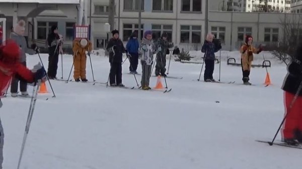 Урок лыжной подготовки 2 д класс.