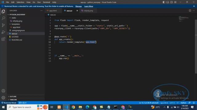 Flask Framework - How to Integrate Razorpay Payment Gateway with Python? #python #razorpay #coding смотреть онлайн