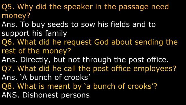 A Letter to God | Comprehension Passages | Questions and Answers | First Flight Class X смотреть онлайн