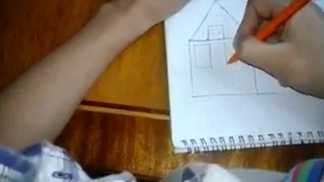 как нарисовать дом смотреть онлайн