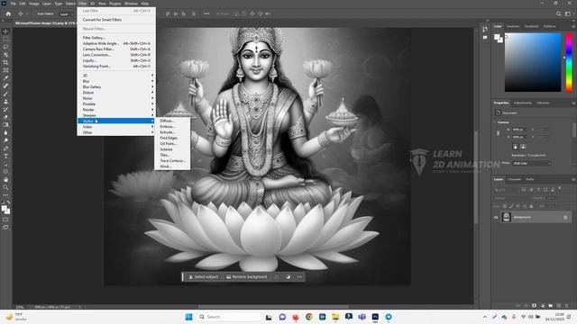 How to convert you Image into A Pencil Sketch in Photoshop. Photoshop Pencil Sketch effect tutorial смотреть онлайн