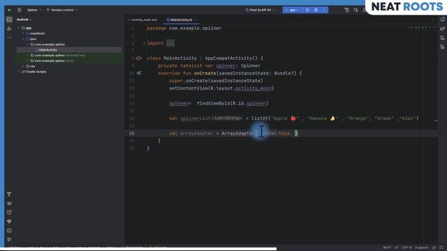 What is Use of Spinner in Android - Android Studio Tutorial смотреть онлайн