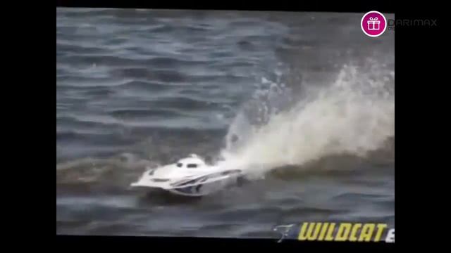 Лодка на радиоуправлении Wildcat Brushless купить в Москве в интернет-магазине подарков. смотреть онлайн