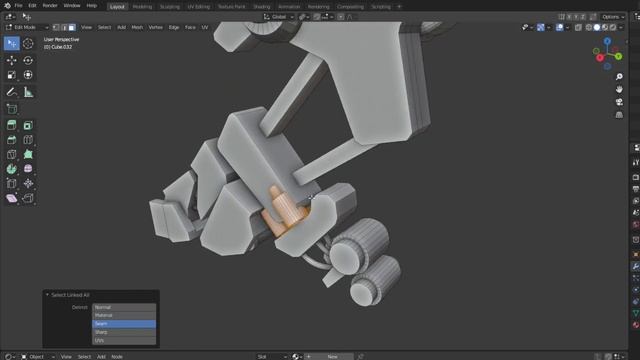 Robot-3 Speed Modeling - Grid Modeler (blender addon) смотреть онлайн