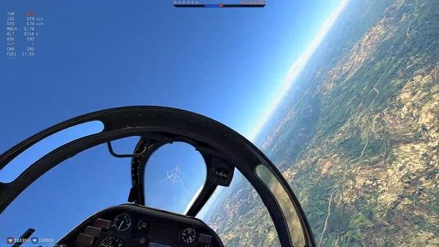 War Thunder SIM - F11F-1 Grumman Tiger - First Flight смотреть онлайн