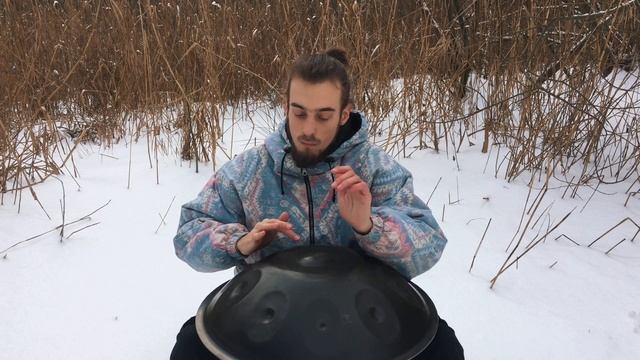 ХЭНДПАН - Красивый Необычный Ритм, Ханг Музыкальный Инструмент Строй Celtic D Minor