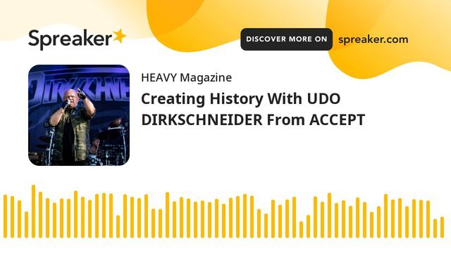 Creating History With UDO DIRKSCHNEIDER From ACCEPT смотреть онлайн