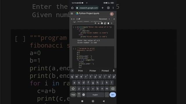 Python Lab Experiment -2 only 3/4 part смотреть онлайн