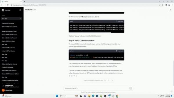 install cuda in python virtual environment