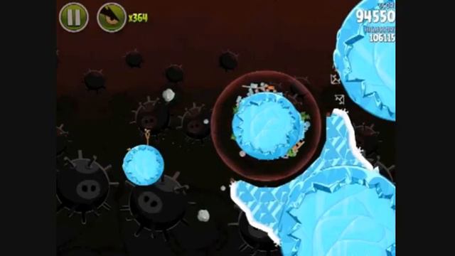 Angry Birds Space Danger Zone Level D-3 Walkthrough 3 Stars смотреть онлайн