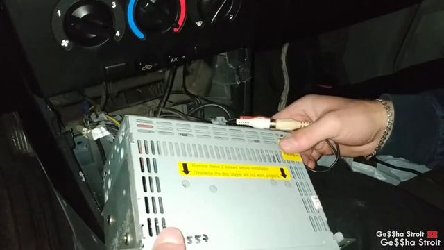 Установка AUX в штатную магнитолу, Shuttle 2 DIN, DIY, geely ck 2 поколение смотреть онлайн