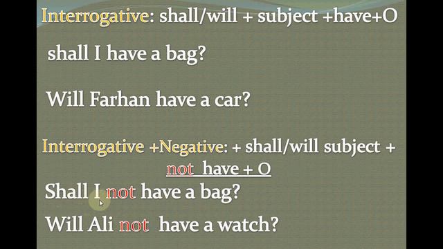 verb to have future( Will have and shall have) Basic Lecture 6 смотреть онлайн
