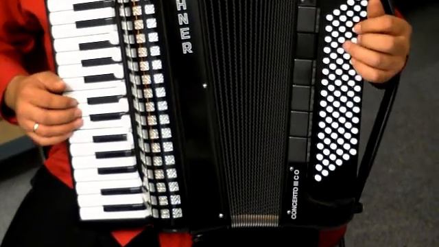 Akkordeon Hohner Concerto III CO, Convertor, gebaut in Italien Video Klangprobe смотреть онлайн