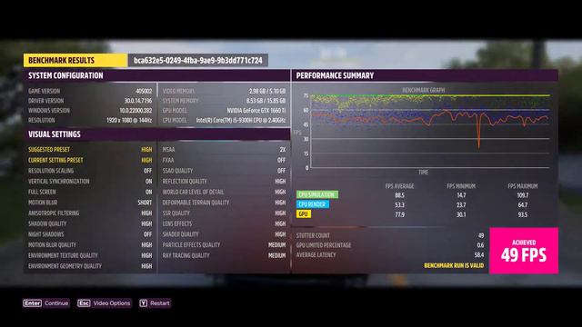 Forza Horizon 5 2021 BENCHMARK TEST / HELIOS 300/ GTX 1660TI смотреть онлайн