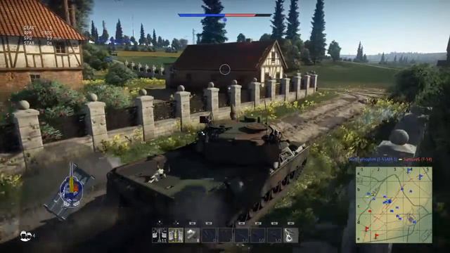 War Thunder Leopard A1A1 (L/44) premium gameplay part 2 смотреть онлайн