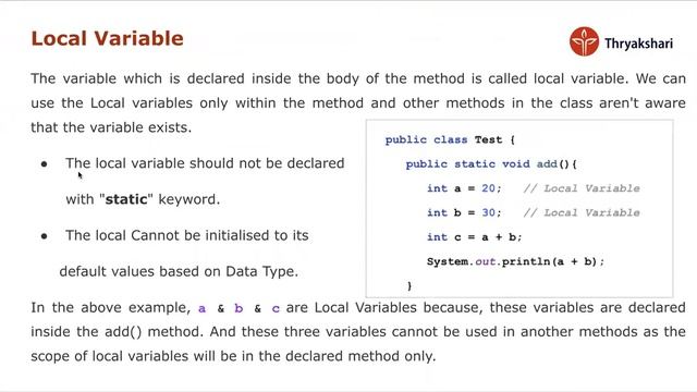 Java Variables | What are variables in Java | Java Local Variables | Java Global Variables | смотреть онлайн