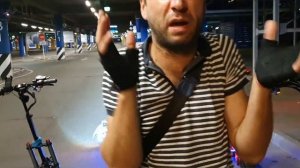 Гонка мощных электросамокатов