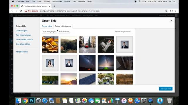 Delta Wordpress Teması - Foto Galeri Sistemi смотреть онлайн