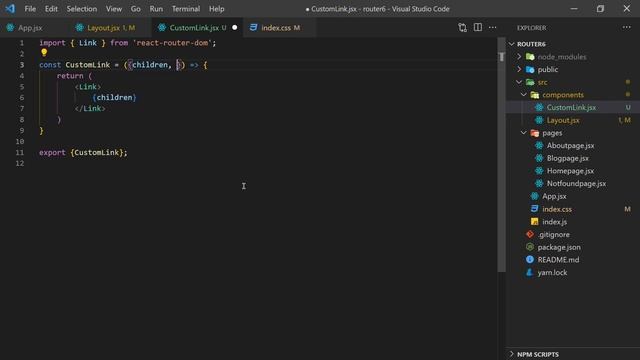 Компонент NavLink и его кастомизация в React-Router 6 смотреть онлайн