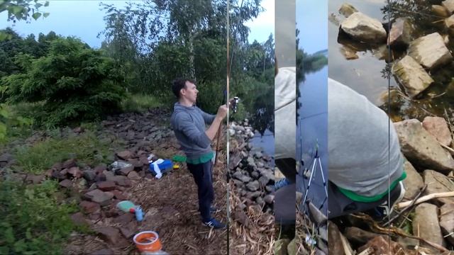 Крутая рыбалка на Солигорском водохранилище(конец июня 2020) смотреть онлайн