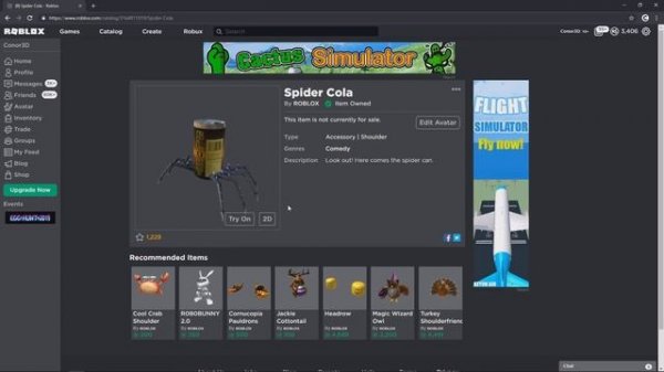 NEW PROMO CODE FOR THE SPIDER COLA | Roblox
