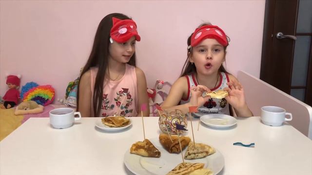 МАСЛЕНИЦА ЧЕЛЛЕНДЖ!!!! Угадай начинку в блинах!!!! смотреть онлайн