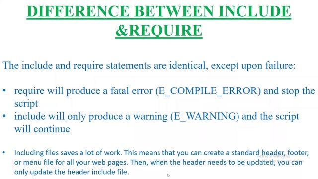 ADVANCE PHP|PART2|INCLUDE AND REQUIRE IN PHP смотреть онлайн