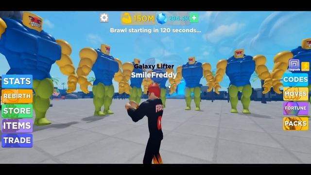 САМЫЙ СИЛЬНЫЙ НУБ и СЕРВЕР НУБИКОВ против СМАЙЛ ФРЕДДИ! История Muscle Legends Roblox смотреть онлайн