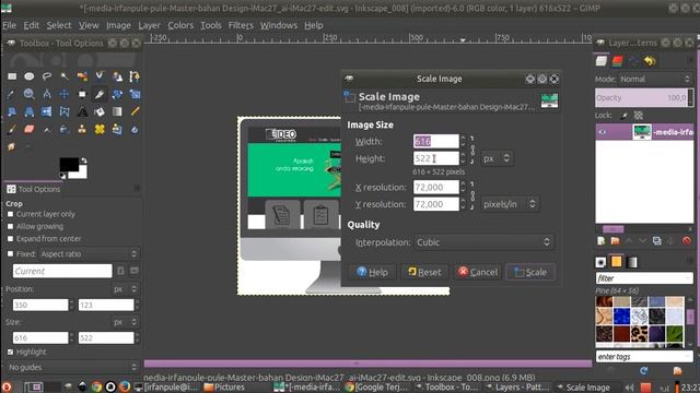 #3 Cara crop gambar | Tutorial GIMP Indonesia смотреть онлайн