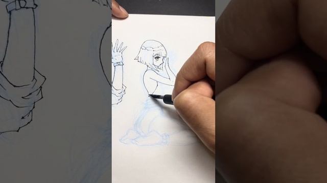 DRAWING - Anime Girls | Daily Anatomy Sketch Practice and Character Art Designs смотреть онлайн