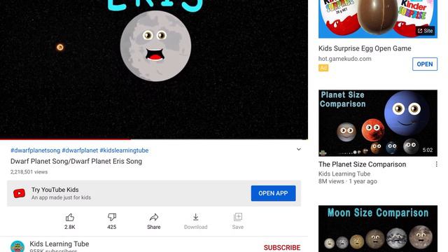 Dwarf Planet /  Eris  Dwarf Planet Song