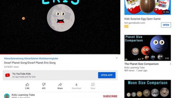 Dwarf Planet / Eris Dwarf planet song