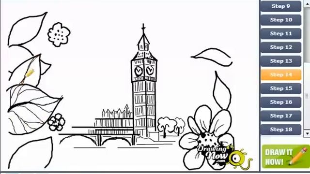 How to Draw the Big Ben in London смотреть онлайн