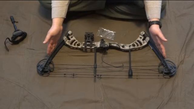 Настройка блочного лука Man Kung MK CB50 по силе натяжения и длине растяжки ЧАСТЬ 1