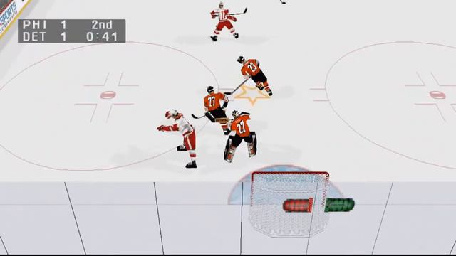 NHL 98 Philadelphia Flyers vs Detroit Red Wings emulator ps1 2.0 смотреть онлайн