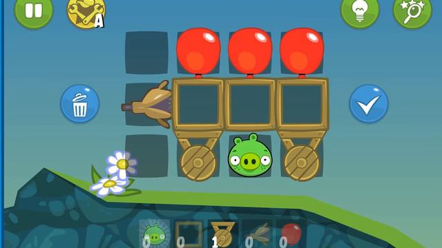 Іграєм ігру Bad Piggies Online 2017 [When pigs fly] смотреть онлайн