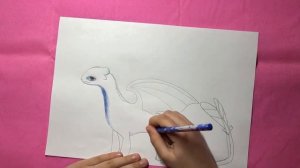 как нарисовать дневную фурию /детский рисунок/рисовать легко