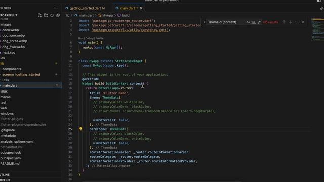 PetCare Flutter Part 1 Getting Started screen смотреть онлайн