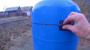 Мангал из гидроаккумулятора.