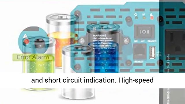 Renogy 1000W Pure Sine Wave Off Grid Solar Home Use Solar Inverter Power Battery Converter-Overview