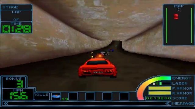 Impact Racing Game Sample - Sega Saturn смотреть онлайн