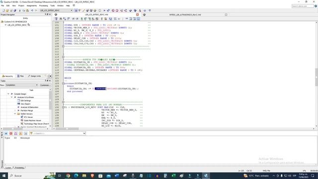 Implementación del sensor ultrasónico HC-SR04 en VHDL (v3.0)(Quartus II-Cyclone IV) смотреть онлайн