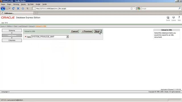 Oracle Apex - Unload to XML смотреть онлайн