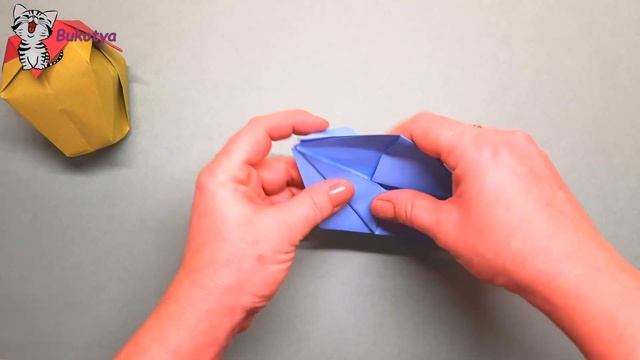 Ваза из бумаги в технике оригами! смотреть онлайн