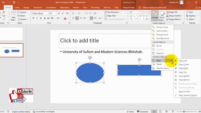 Microsoft PowerPoint Part 3. Drawing, Quick Styles, Arranging, and Editing. смотреть онлайн